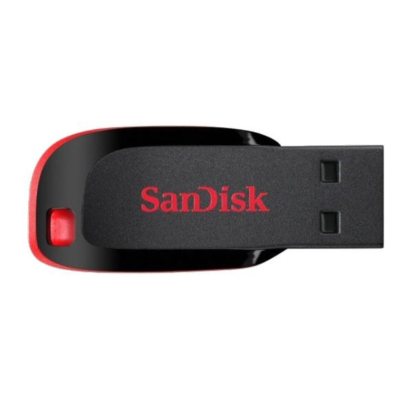 Флеш-накопитель 4Gb SanDisk Z50 Cruzer Blade, USB 2.0, черный