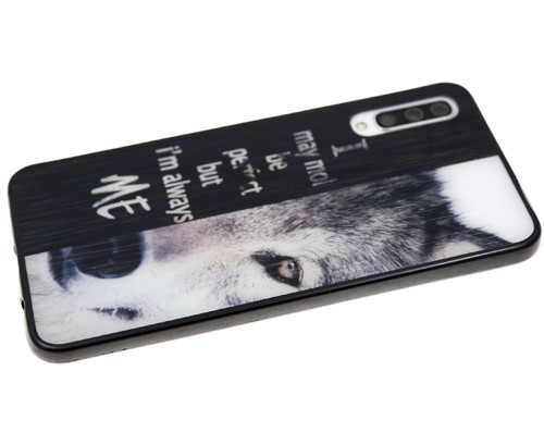 Накладка для SAMSUNG A205F (A20)/A305F (A30), Половинка, волк