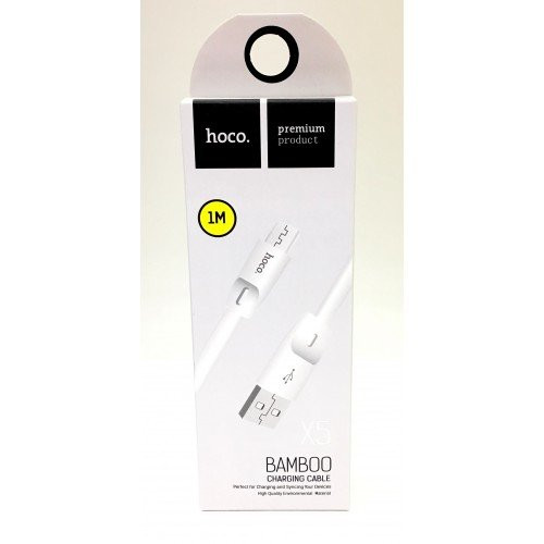 USB кабель для Micro HOCO X5 Bamboo 1м, 2.4A