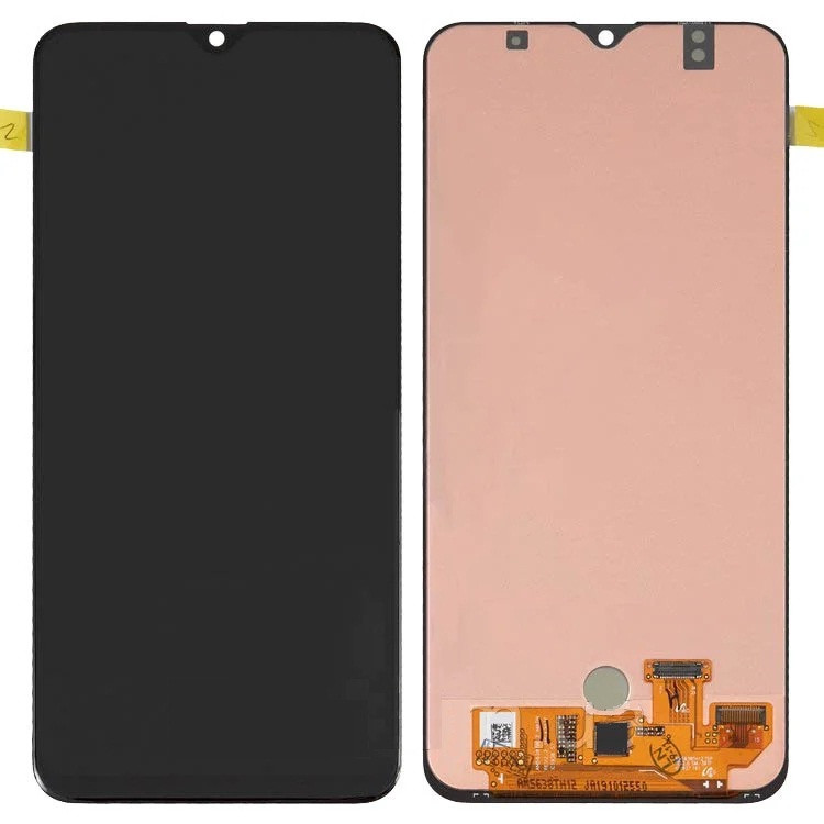 Дисплей для SAMSUNG A30s SM-A307 в сборе с сенсором, черный OLED