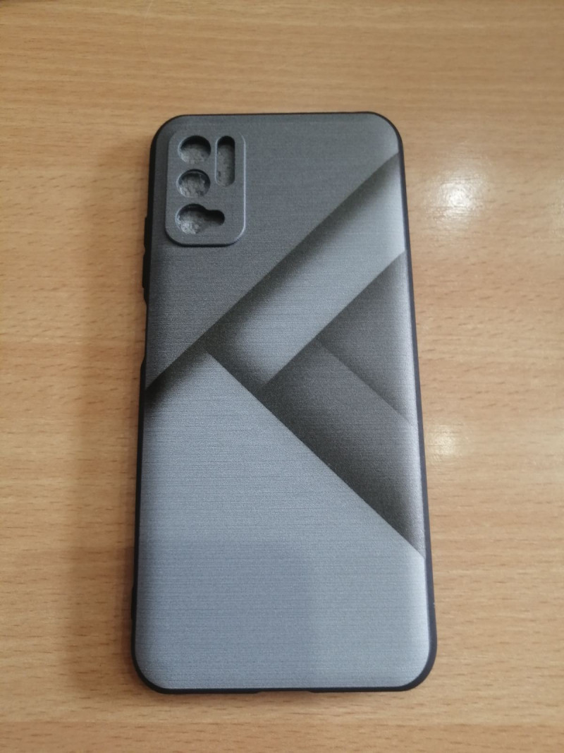 Накладка для XIAOMI Redmi Note 10T, геометрия, серый