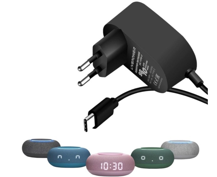 СЗУ для цифровых устройств 9V 1,5А разъем Type-C SP10 для VK капсул мини