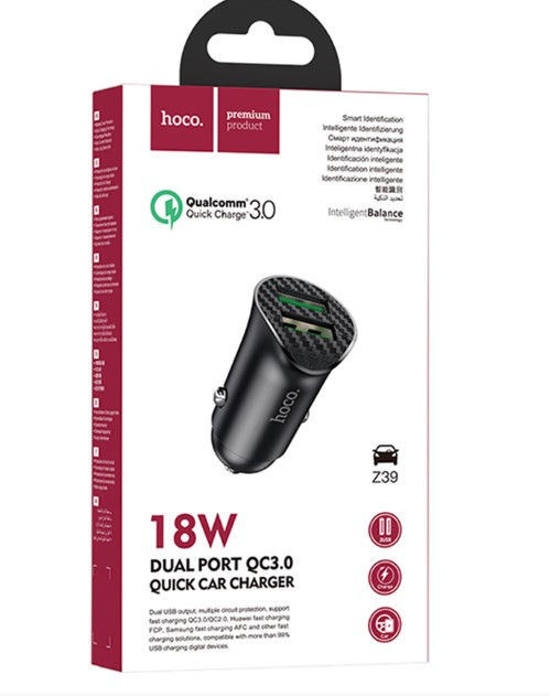 АЗУ HOCO Z39 Farsighted, 2USB, 18W