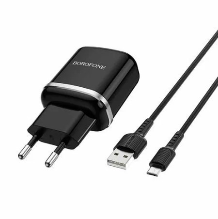 СЗУ BOROFONE BA36A 3.0A 1USB с кабелем micro