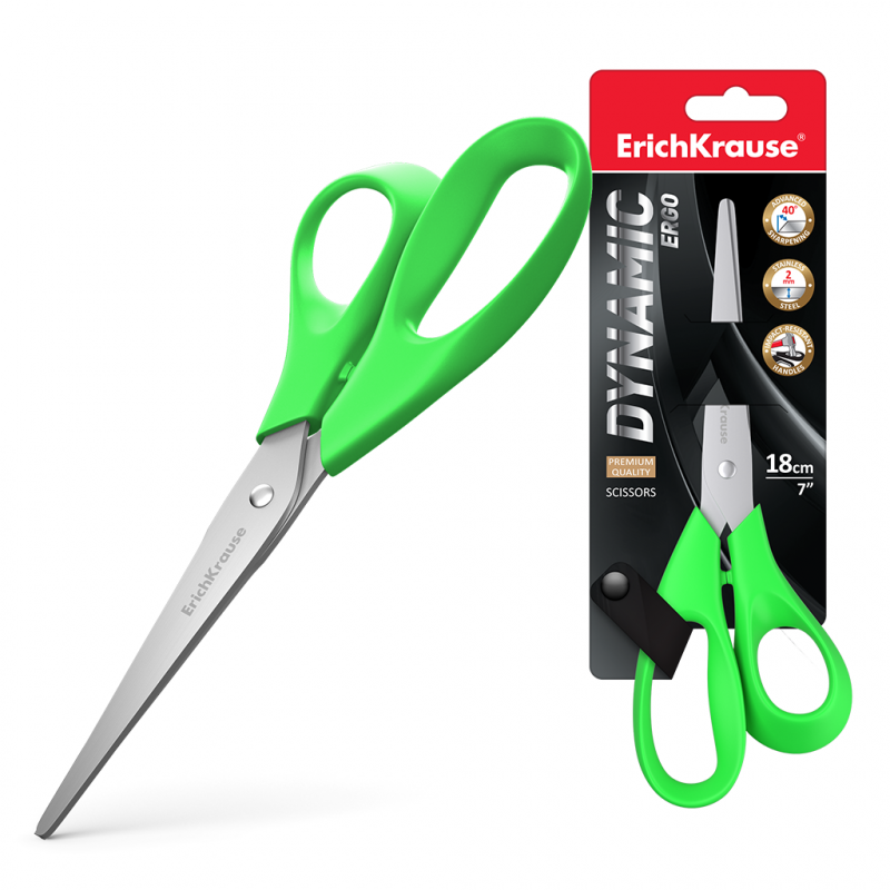 Канцелярский ножницы Scissors 23 см большие блистер