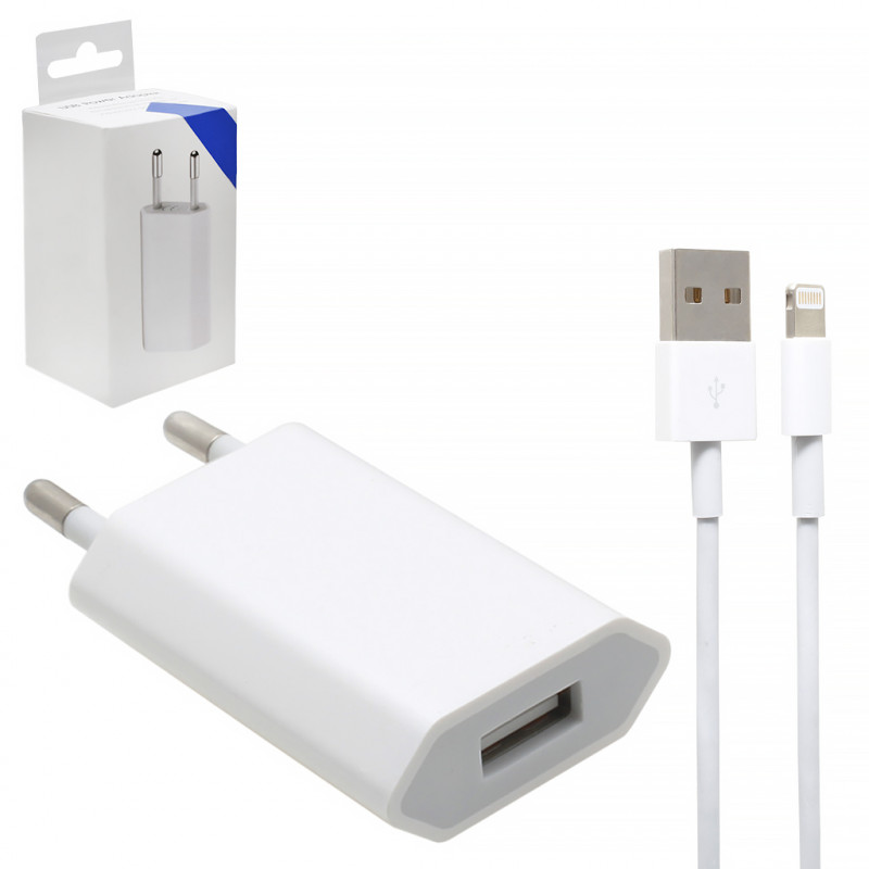 СЗУ 1USB 1A  кабель lightning (в коробке)