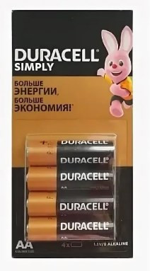 Батарейка Duracell LR06 4х(4бл-отрывных)