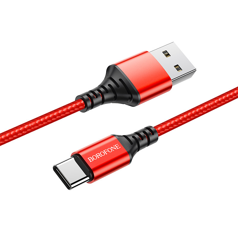 USB кабель для Micro BOROFONE BX54 Ultra bright, 2.4А, 1 м
