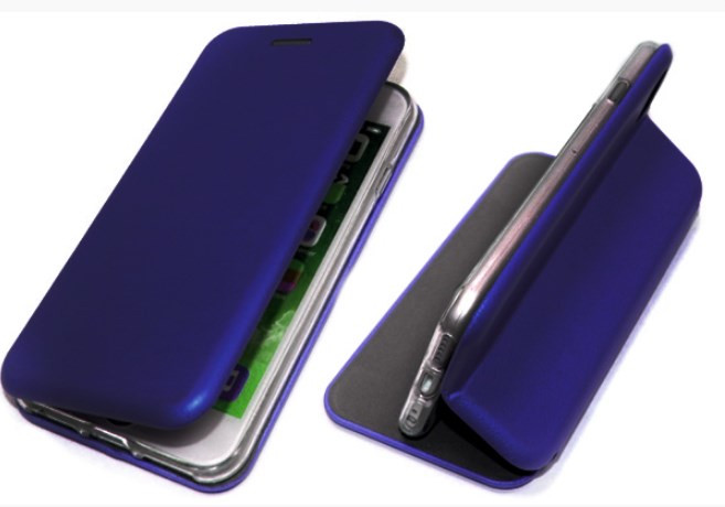Чехол-книга для SAMSUNG A037F  A03S, Fashion Case, с магнитом ,синий