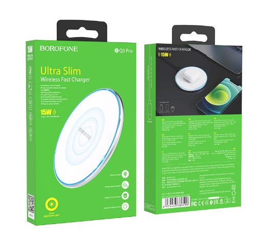 Беспроводное зарядное устройство Borofone BQ3 Pro 15W Preference wireless charger