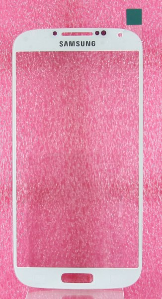 Стекло дисплея для Samsung i9500 (белый)