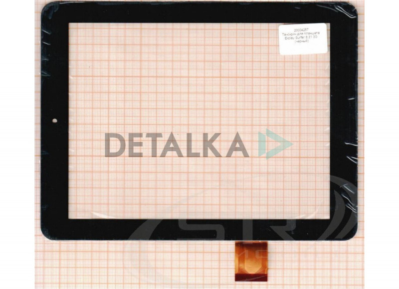 Сенсор дисплея для Explay Surfer 8.31 3G (черный)