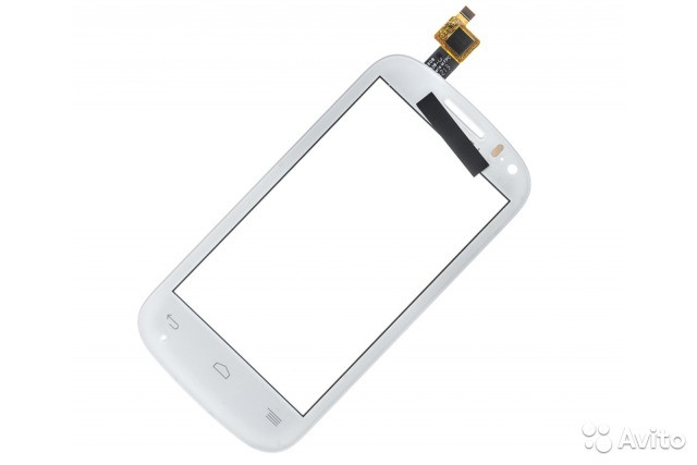 Сенсор дисплея для Alcatel 4033D/4032D (Pop C3/Pop C2) (белый)