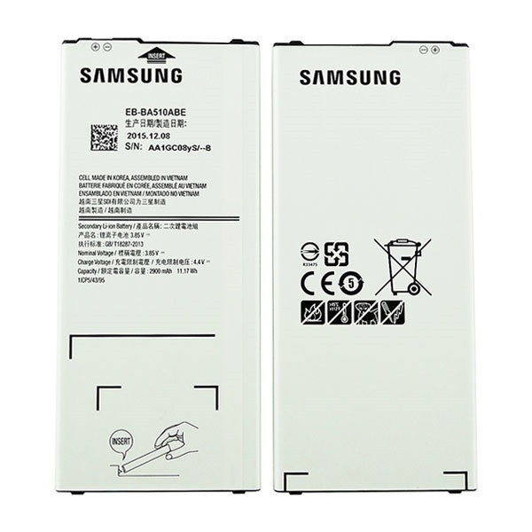 АКБ для SAMS A510F A5 2016 EB-BA510ABE 2900mAh без упаковки AAA