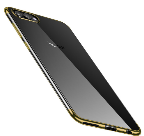 Силикон для SAMSUNG A105F A10, M105F M10, с рамкой, золото