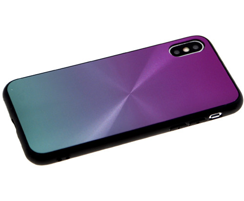 Накладка для HUAWEI Honor 8X, сияние, фиолетово-зеленый