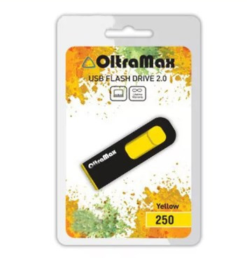 Флеш-накопитель 64Gb OltraMax 250, желтый