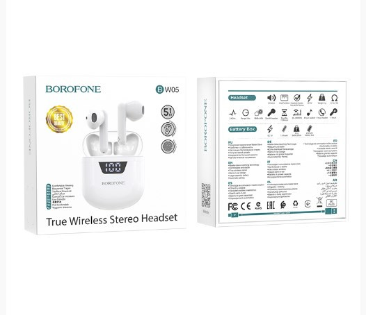 Гарнитура беспроводная BOROFONE BW05 Pure