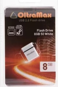 Флеш-накопитель 8Gb OltraMax Drive 50 Mini, USB 2.0, черный