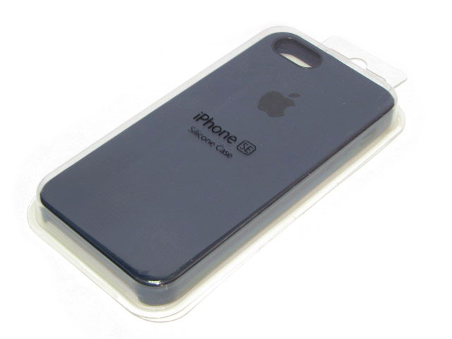 Накладка для SAMSUNG A015 A01 M015  M01, Silicone Case, темно-синий
