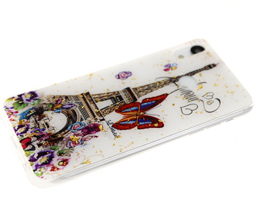 Накладка для XIAOMI Redmi 9A, Париж с фольгой 1