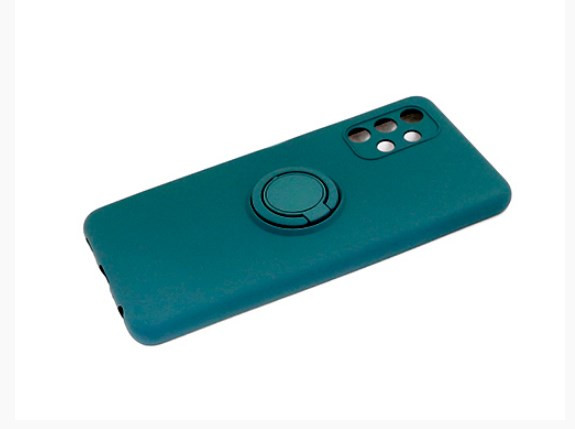 Накладка для HUAWEI P Smart Z/Honor 9X, SILICONE COVER Soft-touch, с кольцом, хвоя