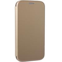 Чехол-книга для HUAWEI Honor 9 lite, Fashion Case, с магнитом, золото