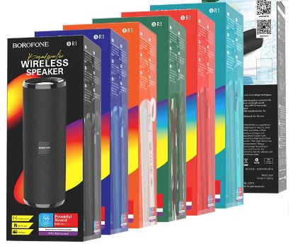 Колонка BOROFONE BR1 Beyong sport Bluetooth+USB+FM+аккумулятор+Power Bank, красный