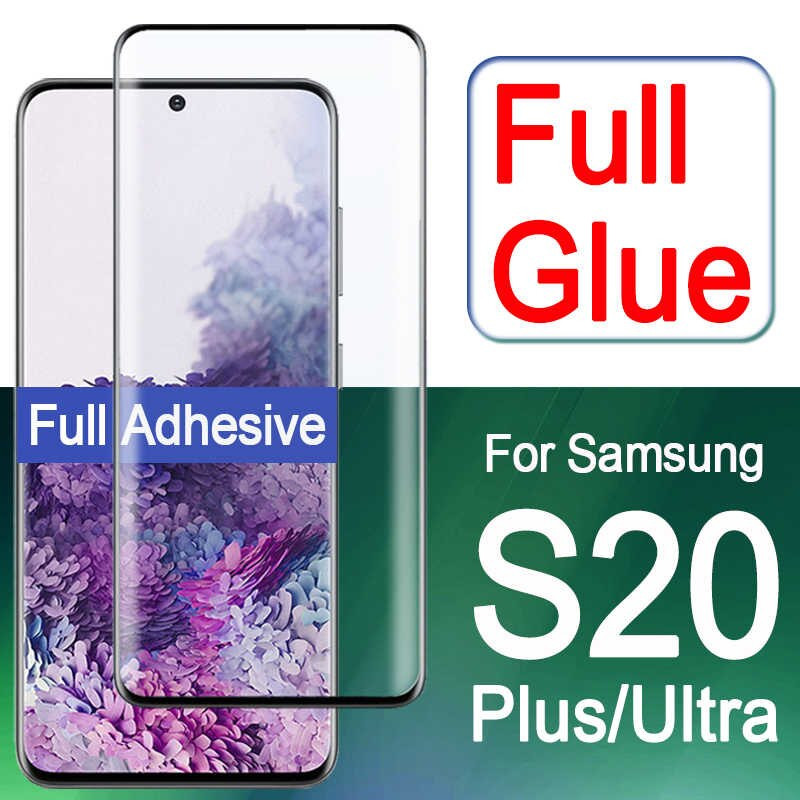 Защитное стекло для Samsung G985F (S20 Plus) 6D, черное