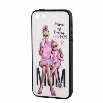 Накладка для XIAOMI Redmi 6, СП, Девушка с дочкой и коктейлем