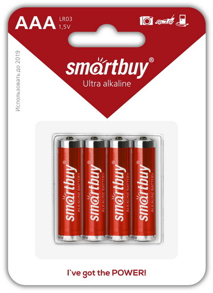 Батарейка Smartbuy LR03 4S