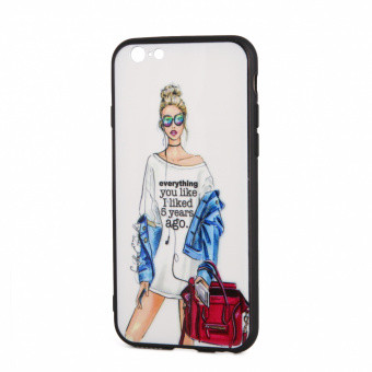 Накладка для Huawei Honor 9 Lite, СП, Девушка в куртке