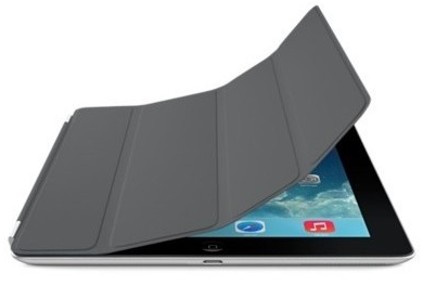 Чехол-книга для iPAD 2/3/4 кожа Copi Orig серый