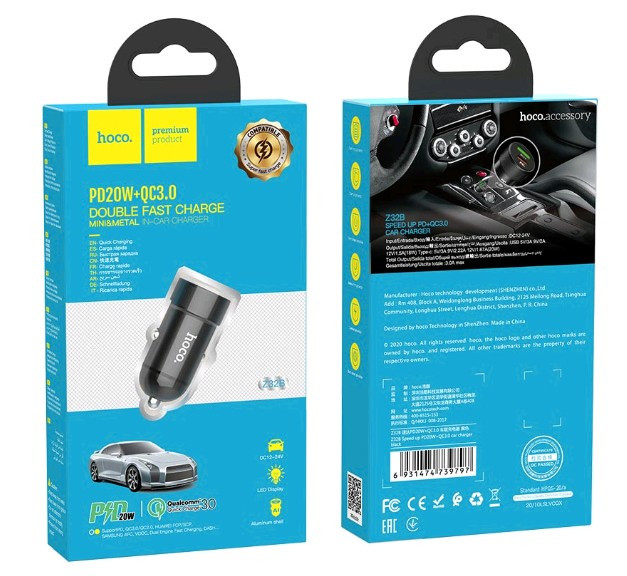 АЗУ HOCO Z32B, 1USB Type-C PD QC3.0