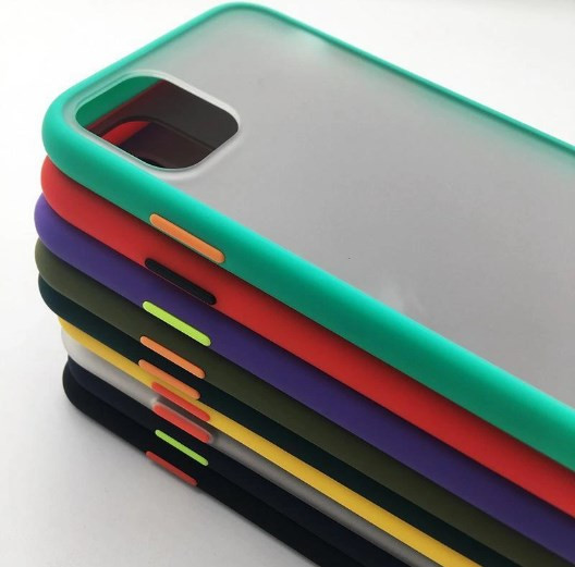 Накладка для XIAOMI Redmi Note 8T, с окантовкой, цветной