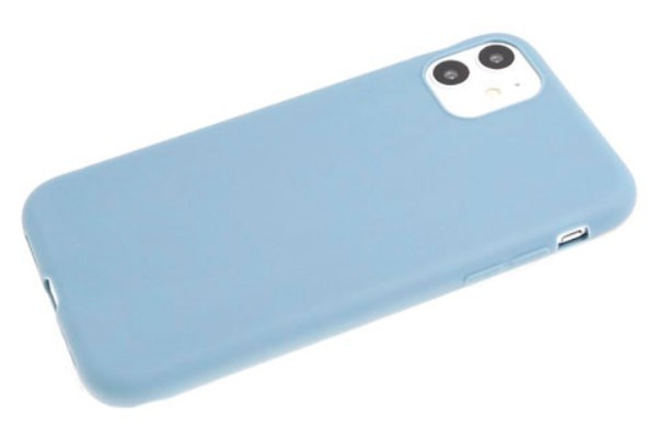 Накладка для Apl IPh 14, матовый, голубой