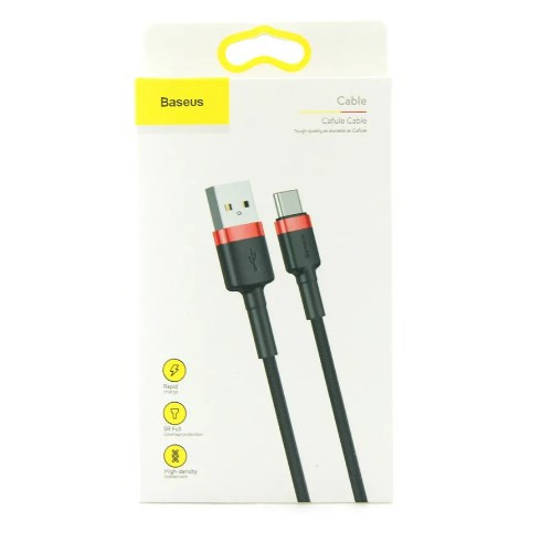 USB кабель для Micro Baseus Cafule, 2,4A, 1м