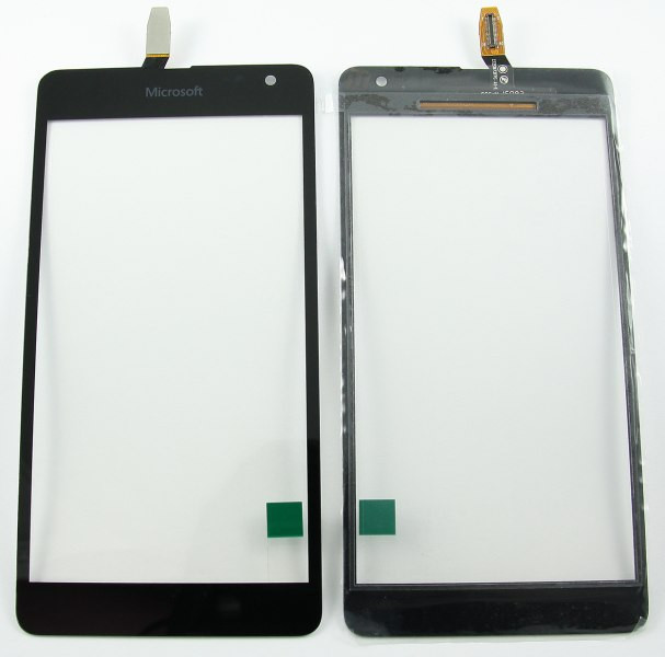 Сенсор дисплея для Microsoft 535 Dual (RM-1090) (Rev. 2S) (чёрный)