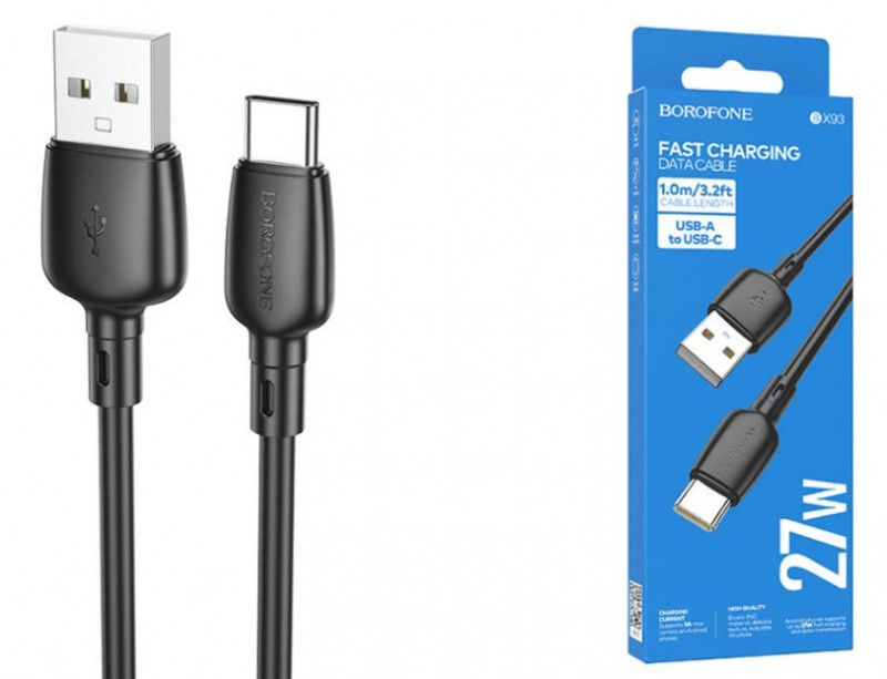 USB кабель для TYPE-C BOROFONE BX93, 27w