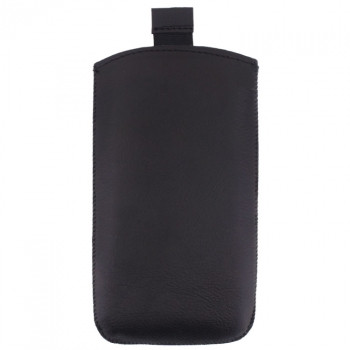 Сумка с язычком (эко кожа) №6, IPh 5/5C/Nokia 925/Samsung i9300, черная