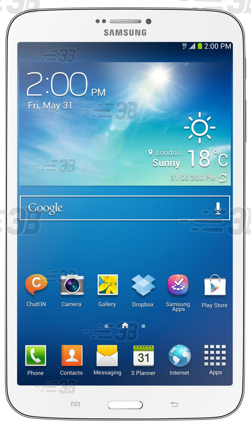Защитное стекло для SAMSUNG TAB3/T210 0.3мм 2.5D