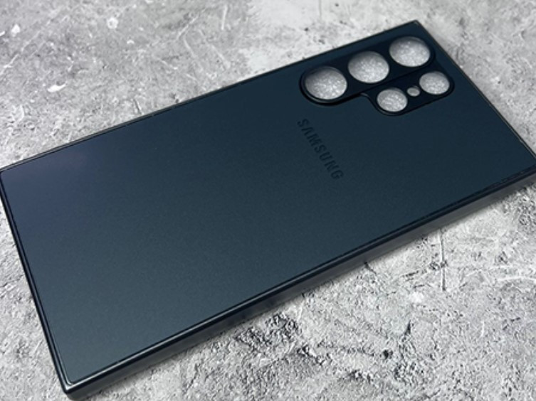 Накладка для XIAOMI Redmi 13C POCO C65, металлик с защитой камеры, графит