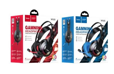 Наушники полноразмерные HOCO W105 Game headphones проводные. с микрофоном