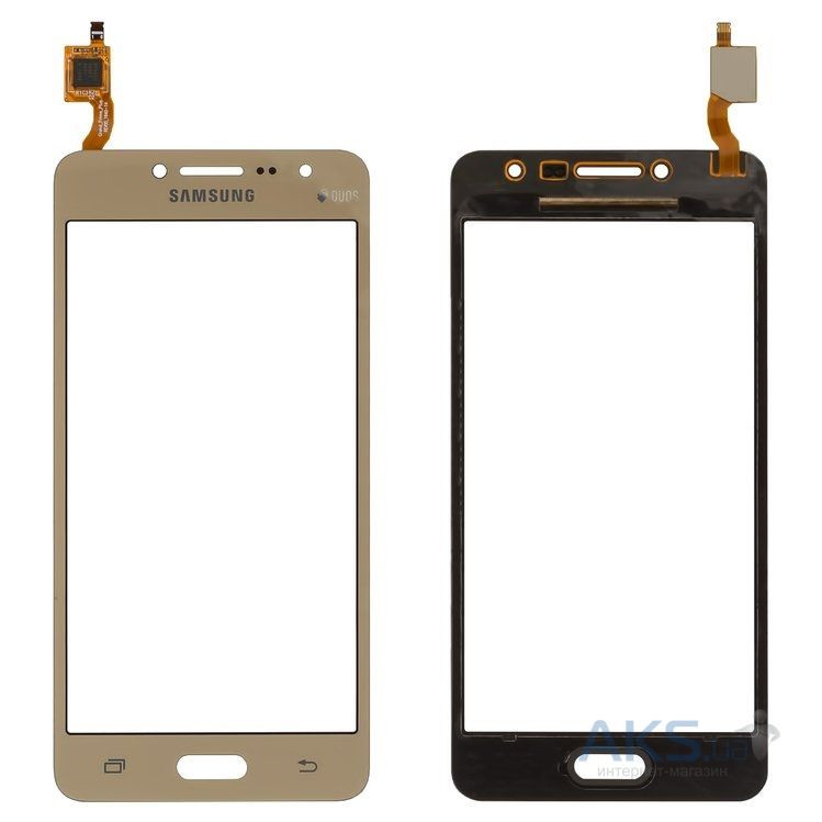 Сенсор дисплея для Samsung G532F (J2 Prime) (золото)
