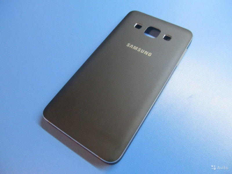 Крышка АКБ для Samsung A300F (A3 2015) (черный) Оригинал