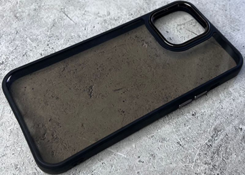 Накладка для XIAOMI Redmi 9A, противоударный прозрачно матовый, черный