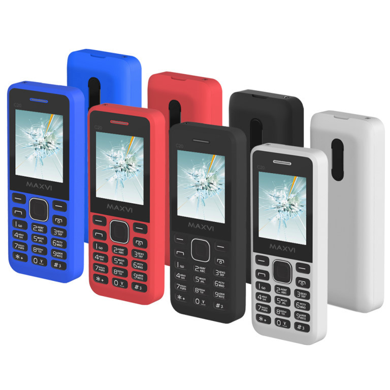 Сотовый телефон Maxvi C20 DS WHITE