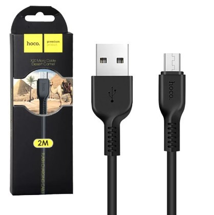 USB кабель для Micro HOCO X20 черный (2м)