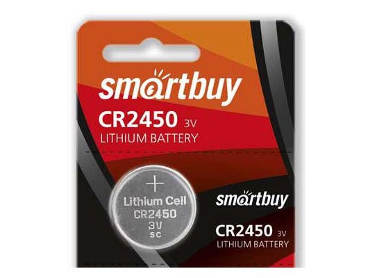 Батарейка Smartbuy CR2450 BL5 34023