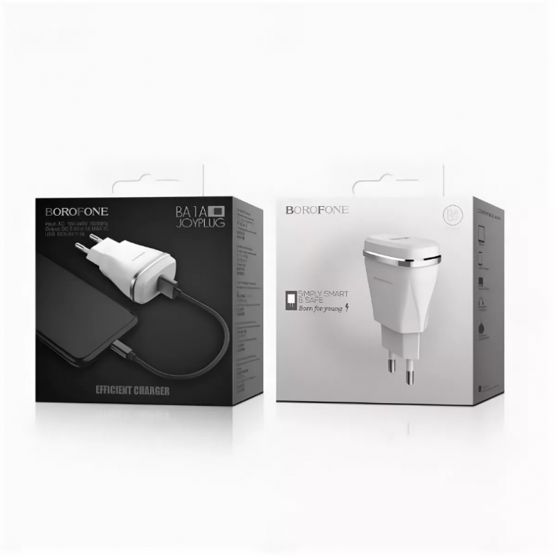 СЗУ BOROFONE BA1A 1USB, 2.4A